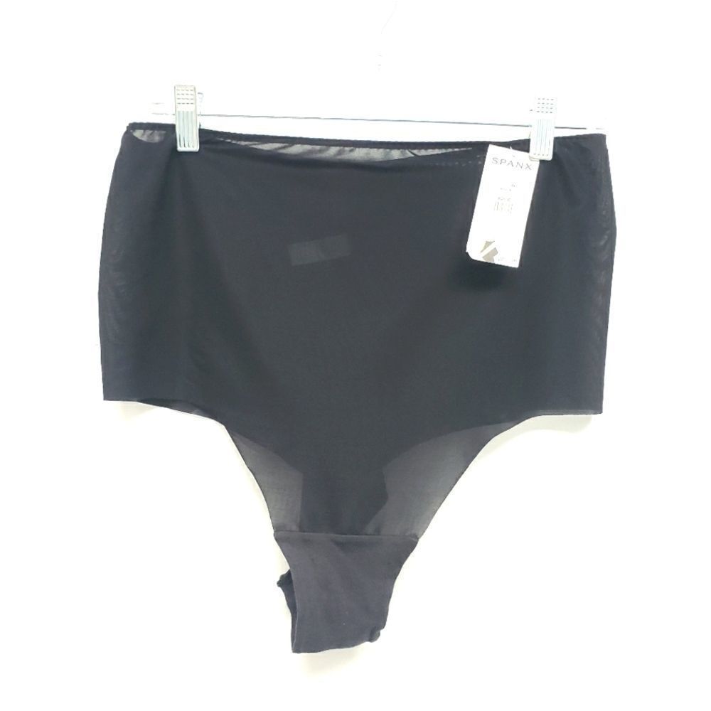 Spanx Mesh Skinny Britches Cheeky Hipster Black Size XXXL Panty New With…